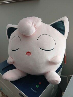 Pokémon Jigglypuff Sleeping Plush - 18 Inch NWT Game Freak 2025 Jazwares